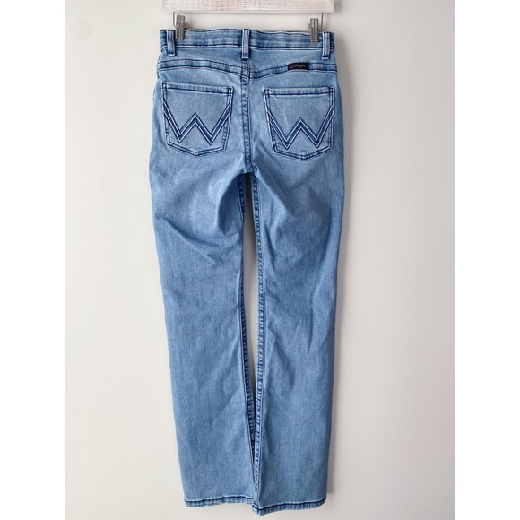 Wrangler Womens Willow Ultimate Riding Jeans 3x34 Light Wash Denim Bootcut - Picture 6 of 12
